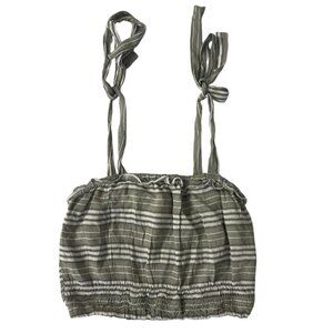 Kiwi & Punch. Adjustable striped top. Looks fresh and stylish. Size M.